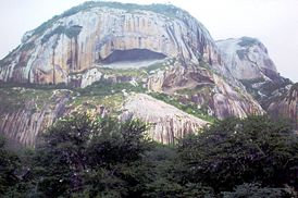 Pedra da Boca de Araruna na Paraíba
